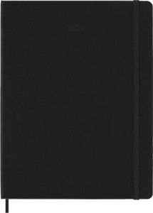 Moleskine 12 Monate Pro Wochen Notizkalender 2024, Pro Xl, 1 Wo = 2 Seiten, Vertikal, Spalten Für Notizen, Hard Cover, Schwarz