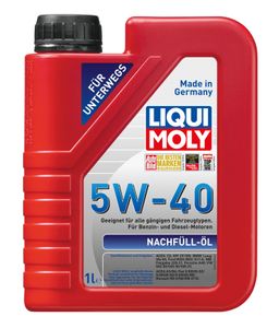 Liqui Moly Nachfüll Öl 5W 40 Hochleistungs Leichtlaufmotoröl 1L