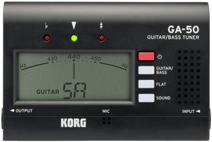 Korg GA-50 - Stimmgerät für Gitarre / Bass - schwarz