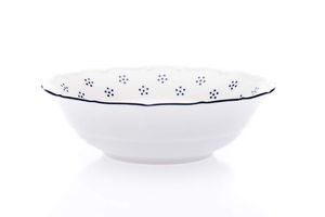 Miska kompotová, český porcelán, Verona, 17 cm, modrá valbella, G. Benedikt