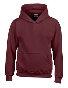 Gildan Uni Hoodie Heavy Blend™ Youth Hooded Sweatshirt 18500B Rot Maroon XS (104/110)