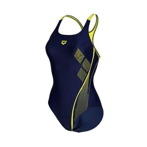arena Badeanzug Damen Womens Swimmsuit Swim Pro, Farbe:Blau, Größe:42