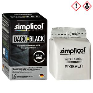 Simplicol Farberneuerung und Auffrischung Back to Black 400g