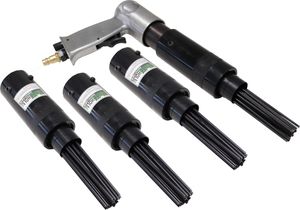Druckluft Nadelentroster + 3x Ersatzkopf Rostentferner Nadelpistole