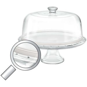 Borgonovo Kuchenständer Palladio mit Deckel 31 cm Glas 13504542