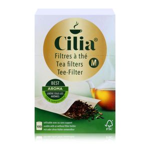 CILIA® Teefilter 100Stk. Grösse M mit/ohne Halter verwendbar