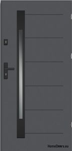 Außentür, Stahltür, Haustür, Nordland BLACK, dick und warm, 1,2Wm2k, 70 mm, 90, Rechte Tür, Farbe anthrazit, sofort verfügbar Außentür, Stahltür, Haustür, Nordland BLACK, dick und warm, 1,2Wm2k, 70 mm, 90, Rechte Tür, Farbe anthrazit, sofort verfügbar