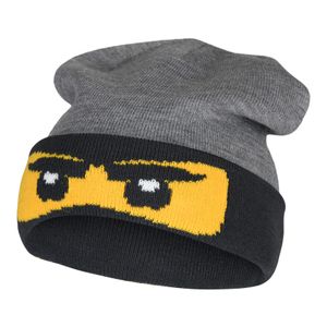 LEGO® Wear NINJAGO® Jungen Strickmütze, Größe:50/52, Präzise Farbe:Grau