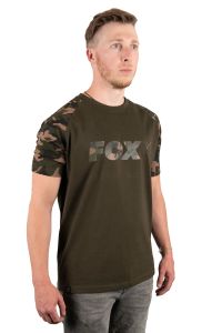 Fox Fishing Angelshirt Raglan T-Shirt Khaki/Camo XL