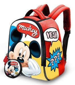 Disney rucksack Mickey Mouse junior 5 Liter Neopren rot, Farbe:Rot,Multicolor