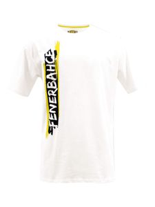Fenerbahce Herren Weiss Tribune Oversize Fenerbahce T-Shirt XL