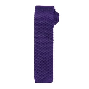 Pánska kravata Premier s pleteným vzorom (2 ks/balenie) RW6946 (jedna veľkosť) (fialová)