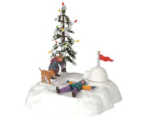 Lemax Weihnachtsdorf Schneeengel Winter Deko Weihnachten Deko Figuren Tisch Deko