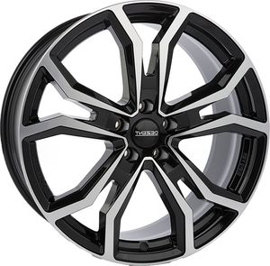 litá kola DEZENT TV dark 9x20 5x112 ET 35 BLACK/POLISHED