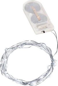 Lex Light Micro LED Lichterkette Batterie 1,45m 30 LEDs kaltweiß Innen Lex Light Micro LED Lichterkette Batterie 1,45m 30 LEDs kaltweiß Innen