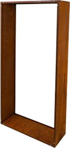 Kaminholzregal Kaminholzständer Holzaufbewahrung 80x30x160 - Fusta Kaminholzregal Kaminholzständer Holzaufbewahrung 80x30x160 - Fusta