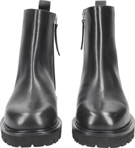 Unisa Stiefelette FAYE, Glattleder, Schwarz, Damen