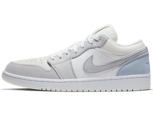 Nike Air Jordan 1 Low "Football Grey Summit White" Biały/Szary, Rozmiar: 39