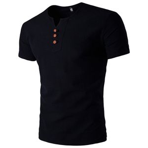 Herren V-Ausschnitt Abnehmen Tops T-Shirt Kurzarm Bottoming Shirt Pullover Tops,Farbe: Schwarz,Größe:XXL