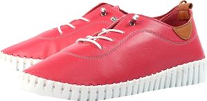 Lunar - Damen Schuhe "Flamborough", Leder GS535 (37 EU) (Himbeere)