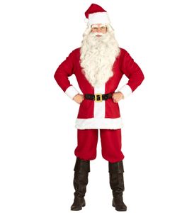 Weihnachtsmann Kostüm mit Jacke, Hose, Gürtel, Hut M - 3 XL - Classis 3XL - 58/60