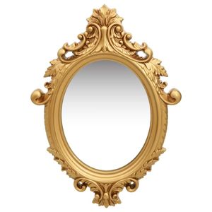 vidaXL Nástěnné zrcadlo v zámeckém stylu 56x76 cm zlaté