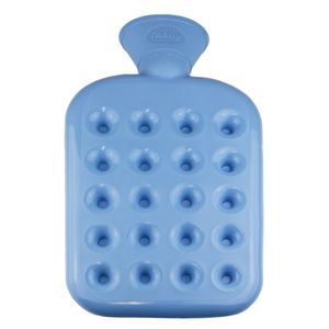Fashy Waben-Wärmflasche 1,2 L blau