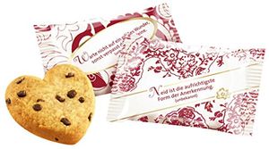 Coppenrath Tassen-Portionen Cookie-Herzen Choco mit Schokoladenstückchen 1000g
