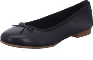 Tamaris Ballerina Blau Glattleder Größe: 37 Normal