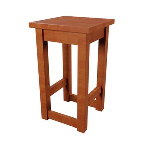 Rustikální 45 cm | Cherry Teak Stool Seat Stool Dřevěná stolička Květinová stolička Side Table Deco