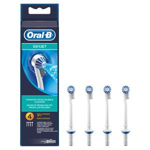 Oral-B OxyJet Aufsteckdüsen, Für eine gezielte Reinigung mit innovativer Mikro-Luftblasen-Technologie, 4 Stück