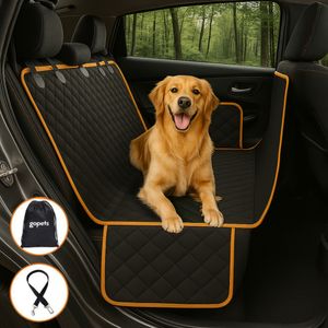 Pets Rücksitz-Hundedecke – Hundebett – Kofferbezug – mit Leine – Orange – 137 x 147 cm Pets Rücksitz-Hundedecke – Hundebett – Kofferbezug – mit Leine – Orange – 137 x 147 cm