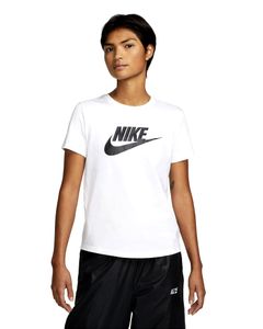 NIKE W Nsw Tee Essntl Icn Ftra T-Shirt Damen weiss M