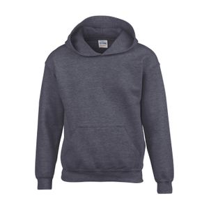 Gildan Unisex Hoodie Heavy Blend™ Youth Hooded Sweatshirt 18500B Grau Dark Heather L (164)