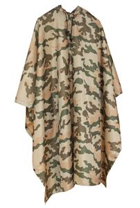 REGENPONCHO Regenschutz Regenjacke Regenmantel Regencape Nässeschutz Regen Jacke (Tarnmuster)