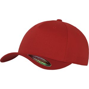 Urban Classics Flexfit 5 Panel Cap Herren Basecap Einfarbig, Größe: S/M; Farbe: Red