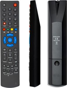 Dakana Ersatz Fernbedienung für Technisat PVR235 Receiver Fernseher TV Remote Control vorkonfiguriert und sofort einsatzbereit
