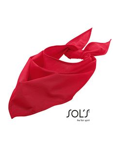 SOLS Unisex šátek 01198 Rot Red 62 x 62 x 80 cm