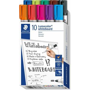 STAEDTLER Lumocolor Whiteboard-Marker 351B Strichstärke: 2,0 - 5,0 mm 10er Pack