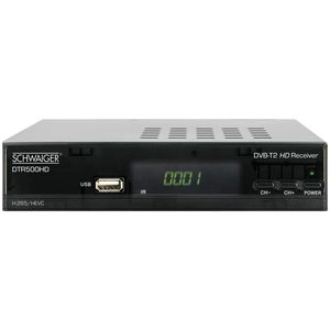 Schwaiger DTR 500 HD DVBT2-HD Digitaler HDMI Receiver USB Ethernet SCART NEU