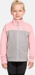 Baumwollsweatshirt für Mädchen KILPI HALI-JG, LIGHT PINK, Größe 98