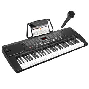 Áengus Keyboard 61 tasten, Klavier mit Mikrofon - A289