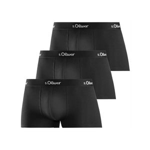 s.Oliver 3er Pack Basic Retro Short / Pant Hipster aus elastischem Jersey, Hoher Tragekomfort, Bund mit Logo-Schriftzug