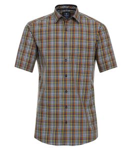 Redmond - Comfort Fit - Herren Freizeithemd Kurzarm Hemd (241060999), Größe:L, Farbe:Gelb(40)