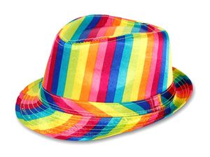 Pailletten Glitzer Hut für Fasching & Karneval, Farbe wählen:bunt