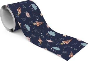 Samolepiace tapety Dekoratívne pásy Rakety Kozmos Planéty Hviezdy