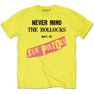 Sex Pistols - "Never Mind The Bollocks" T-Shirt für Herren/Damen Unisex RO2008 (M) (Gelb)