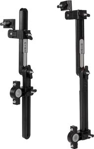 MidGard Schirmhalter mit verstellbarem Gelenk für Fahrrad, Rollstuhl, Kinderwagen, Angeln, Golftrolley, Rollator usw. Grau