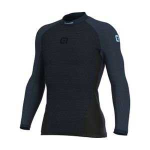 ALÉ Langarm Fahrrad-Shirt - KLIMA - Schwarz/Blau S-M