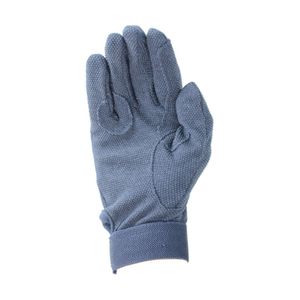 Hy5 Erwachsene Baumwolle Noppen-Handfläche Reithandschuhe BZ559 (S) (Marineblau)